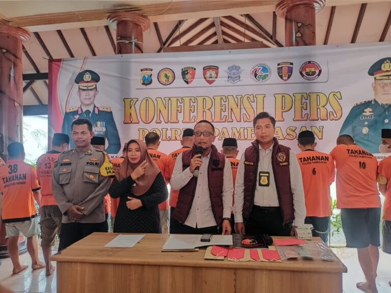 Polres Pamekasan Ringkus 16 Tersangka Judol