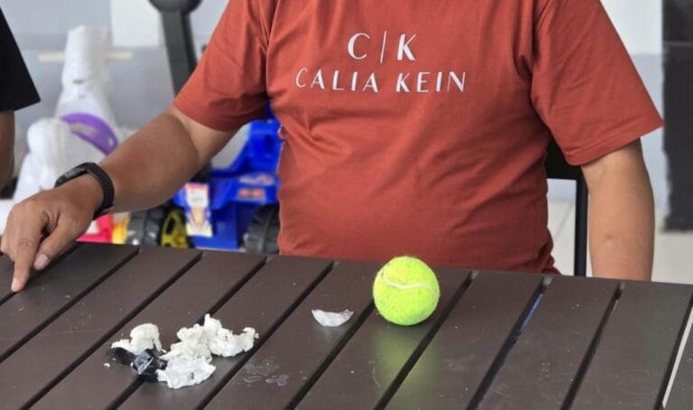 Lapas Narkotika Pamekasan Amankan Bola Tenis Berisi Sabu Seberat 1,39 Gram