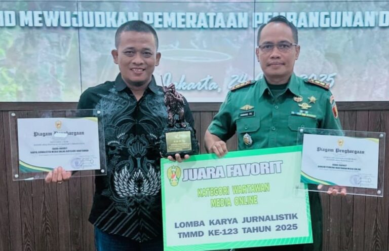 Reporter RRI Bangkalan Juara Favorit Lomba Karya Jurnalistik TMMD