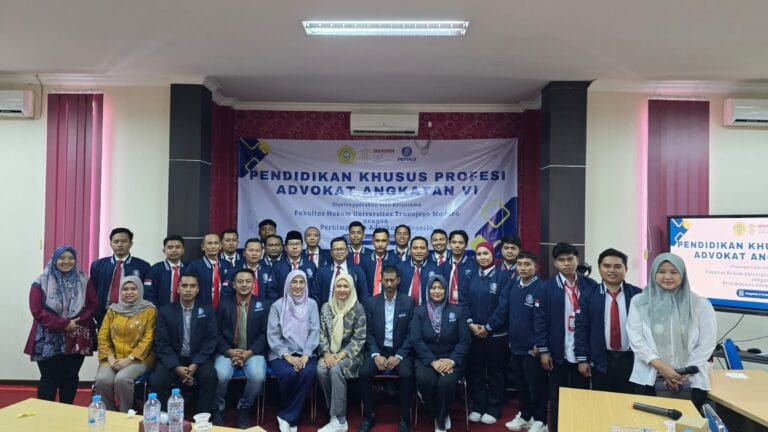 Peradi-Fakultas Hukum UTM Bangkalan Sukseskan Pendidikan Khusus Profesi Advokat