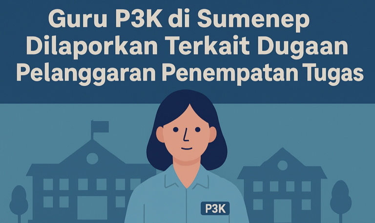 Guru P3K di Sumenep Dilaporkan ke BKN Terkait Dugaan Pelanggaran Penempatan Tugas