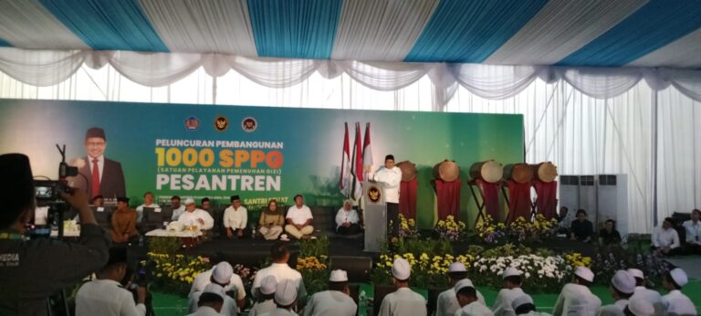 Ponpes Syaichona Cholil Bangkalan Tuan Rumah Peluncuran 1.000 SPPG, Cak Imin: MBG Bentuk Ekosistem Ekonomi