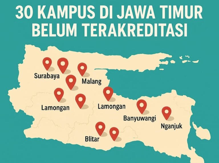 Kampus Tak Terakreditasi Bermunculan di Jatim, Ini Daftarnya