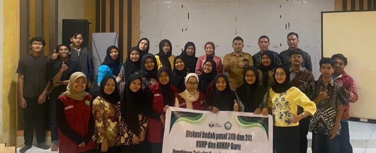 KUHP Baru Berlaku, Mahasiswa STIH Angkat Kekhawatiran Publik